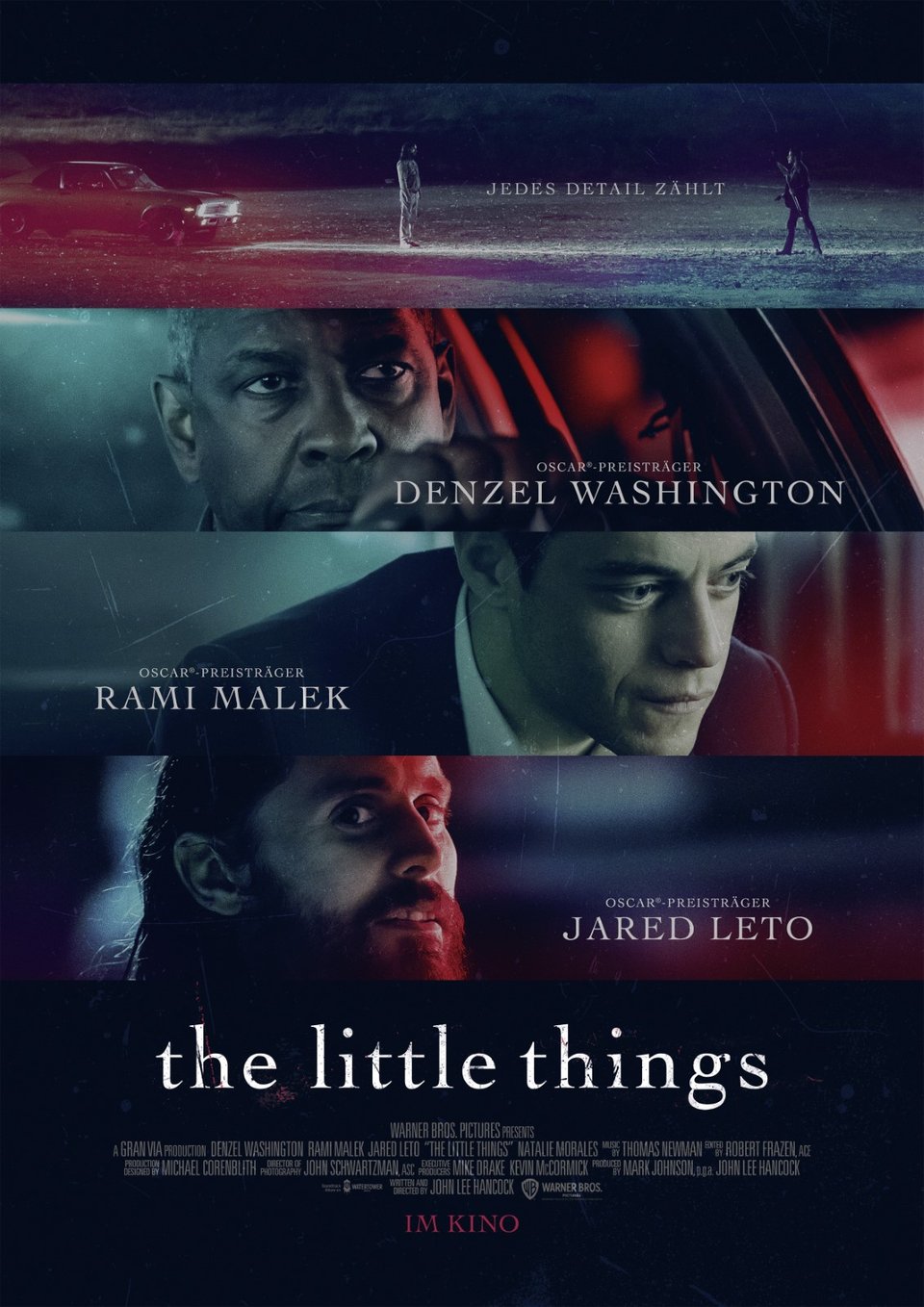 Poster for the movie 'The little things', released in 2021