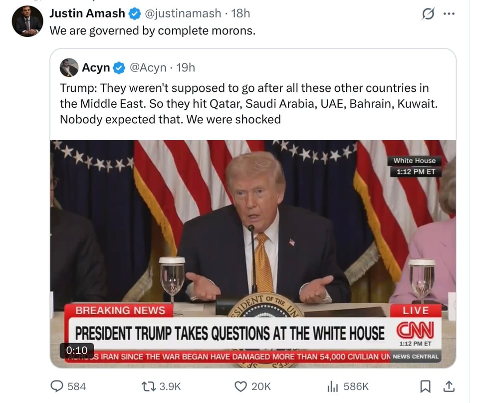 he doesn’t have a plan or a clue