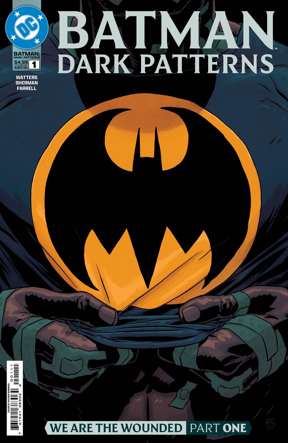the cover to batman: dark patterns #1