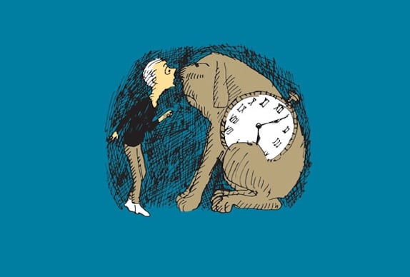 An illustration from the book The Phantom Tollbooth