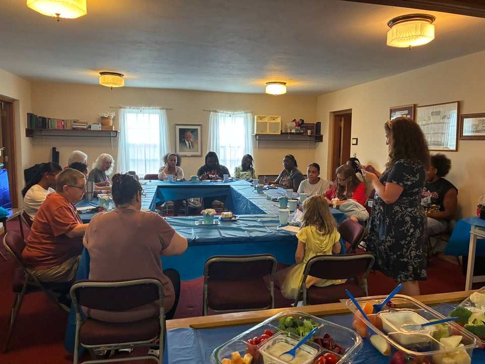 Throwing a baby shower for a young woman whose family had never experienced such an event before.