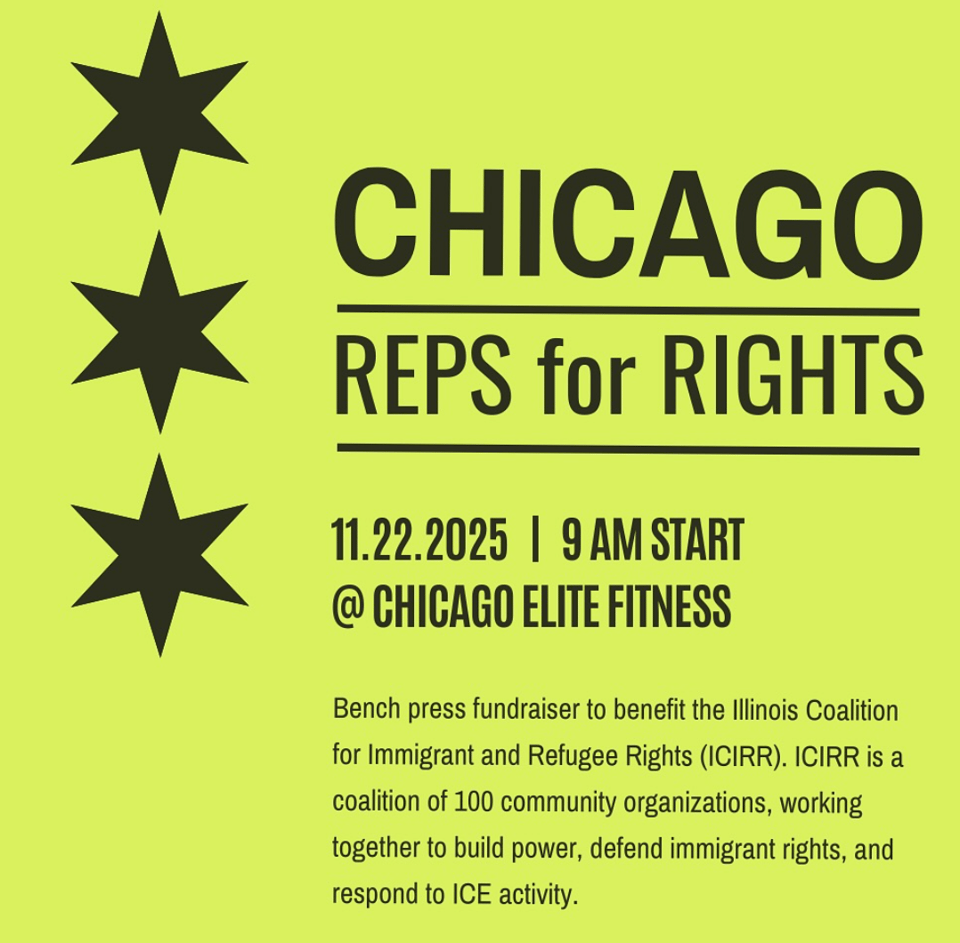Reps for Rights flyer with Chicago stars