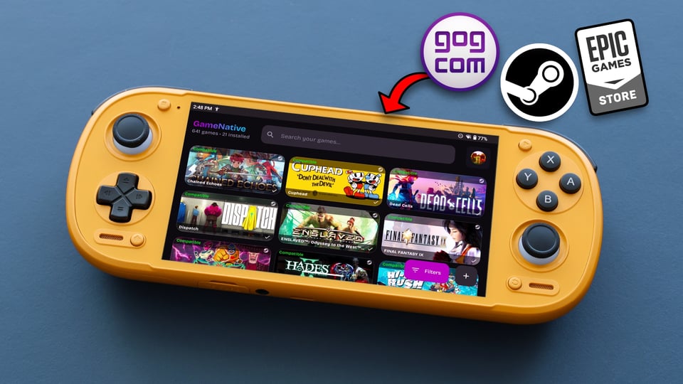 Retroid Pocket 6 running GameNative