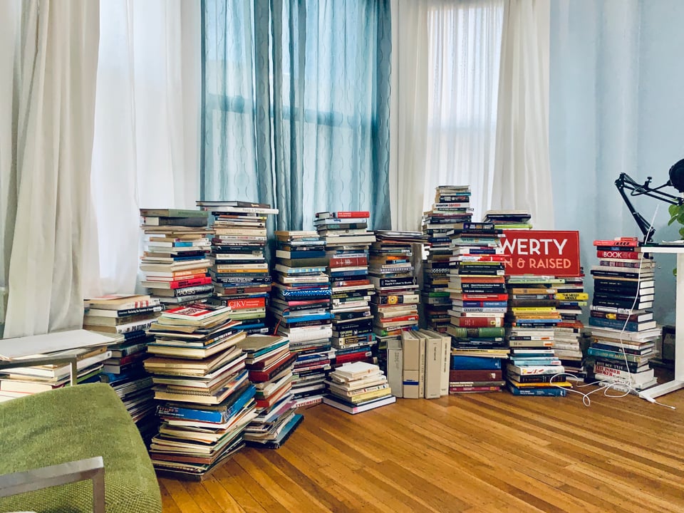 The book pile