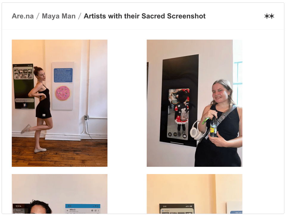 Maya's Artists with their Sacred Screenshot channel