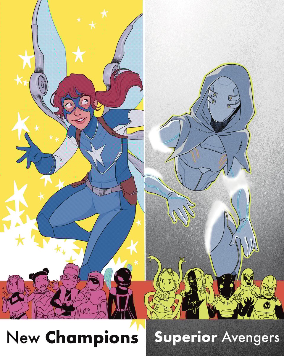 New Champions/Superior Avengers Art by Josh Cornillon