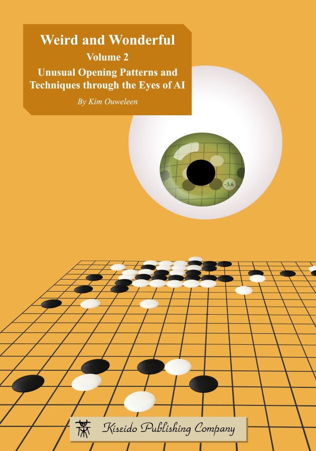 Cover image of Weird and Wonderful, vol. 2: an eye looking down on a go board