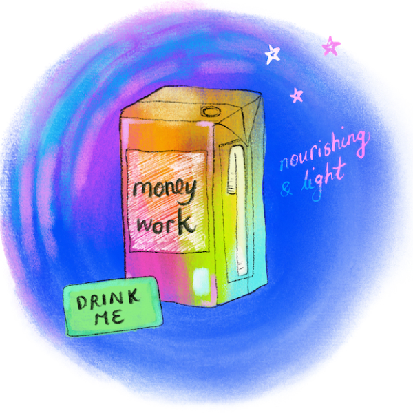 money work as juice box