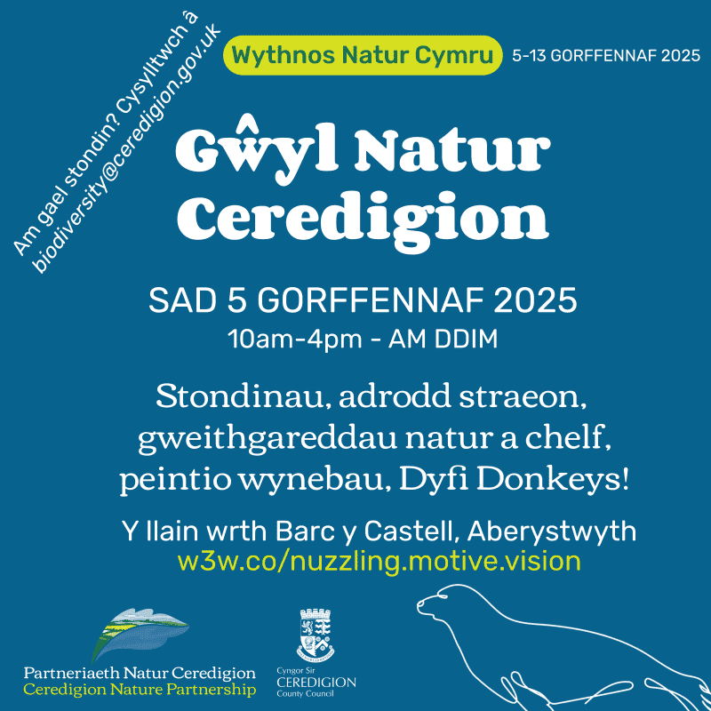 Newyddion Natur Ceredigion 04.07.25