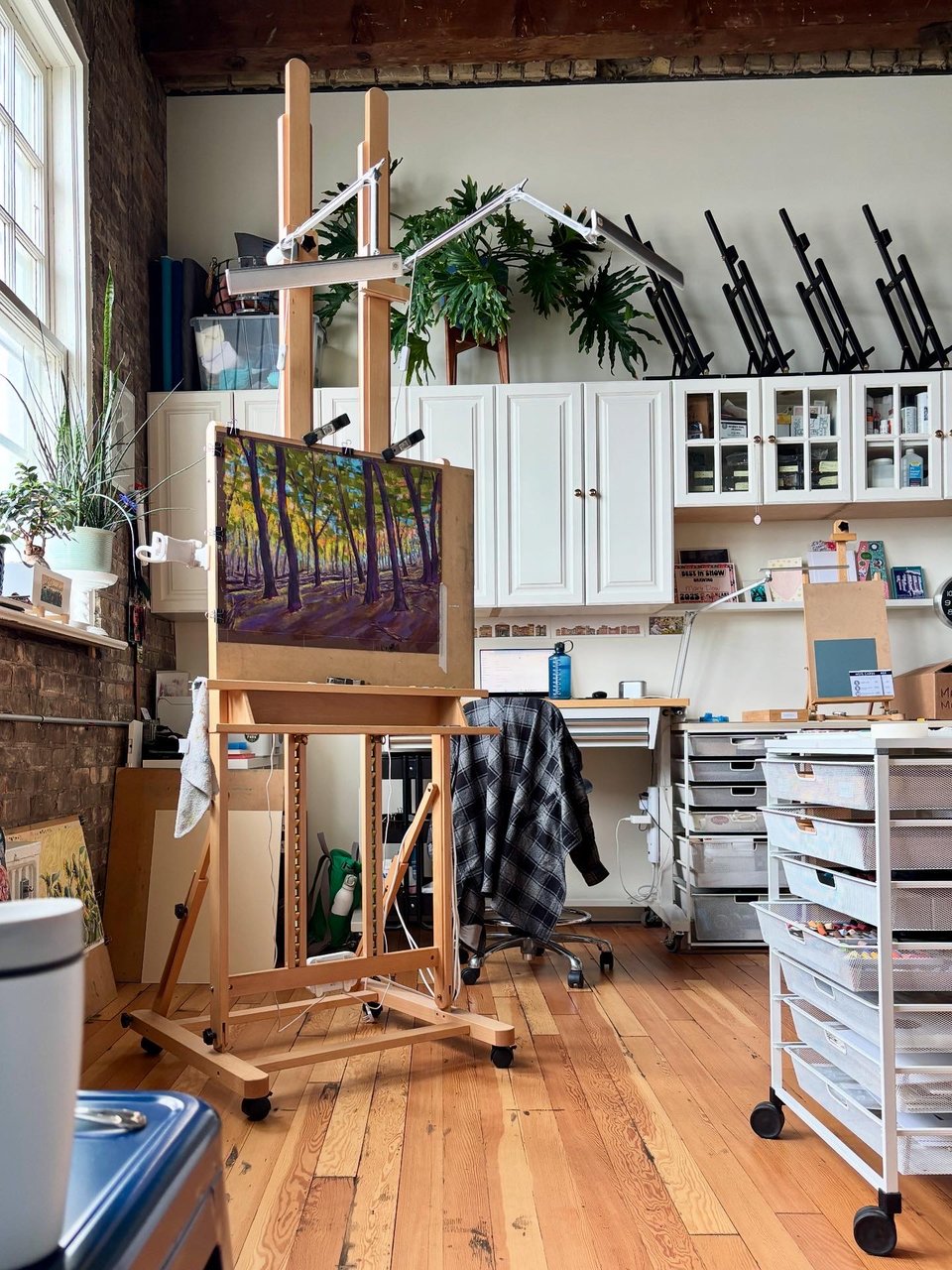a view of my studio on the first day of school 2025