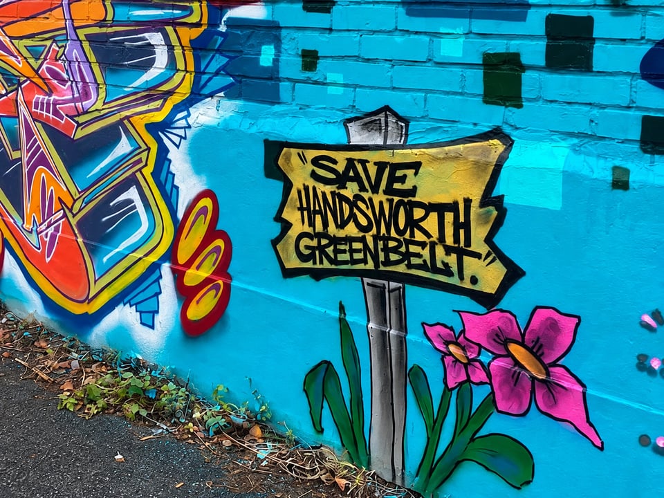 Graffiti just off Handsworth Road, S13 (Sept 2026)