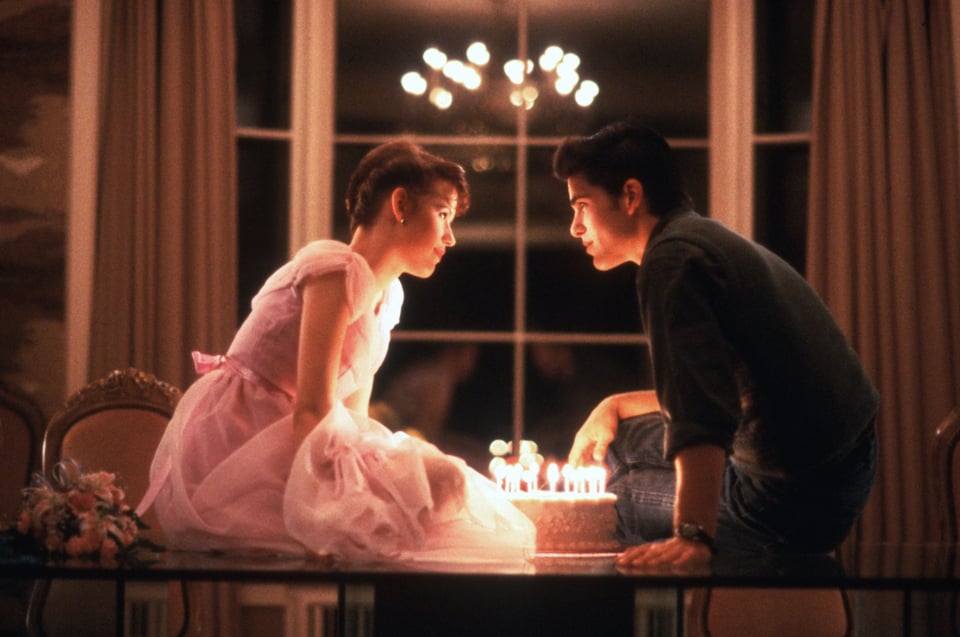 Still image from "Sixteen Candles."