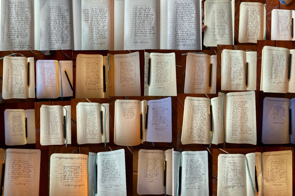 A visual of my 31 days of writing prose