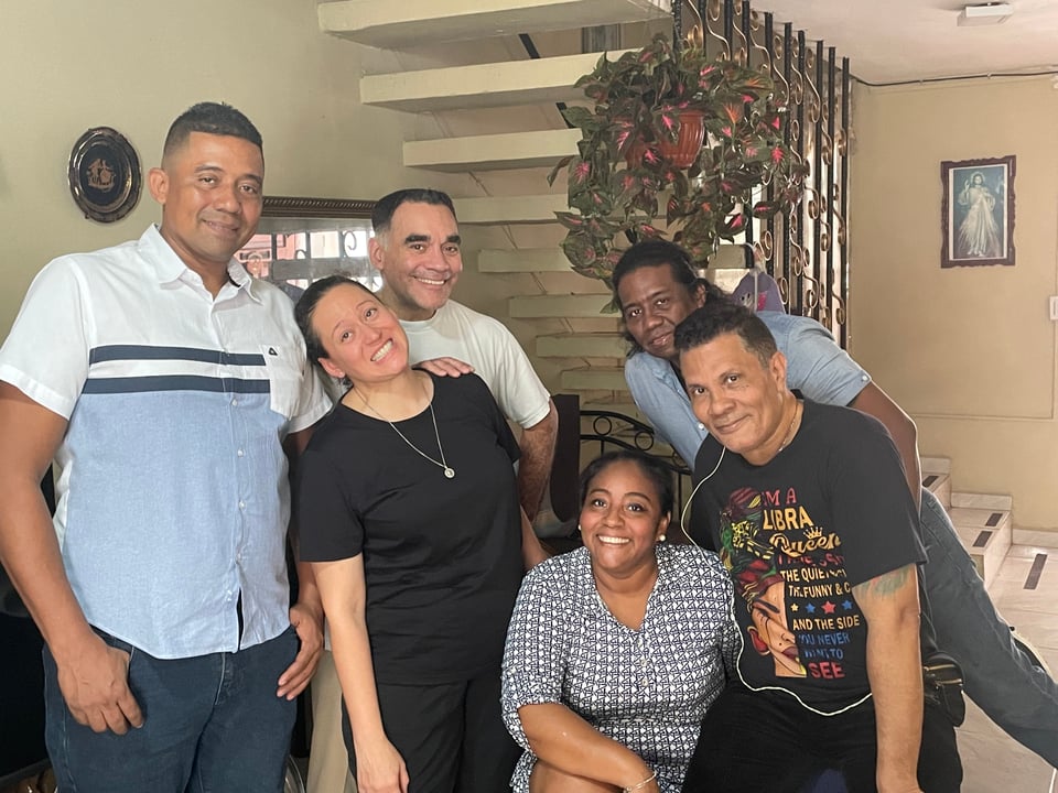 The writer and his primos.