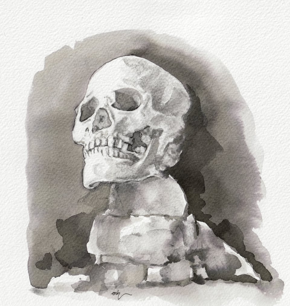 A charming skull
