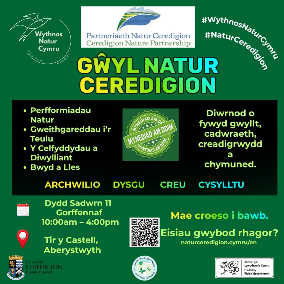 Newyddion Natur Ceredigion 03/06/26