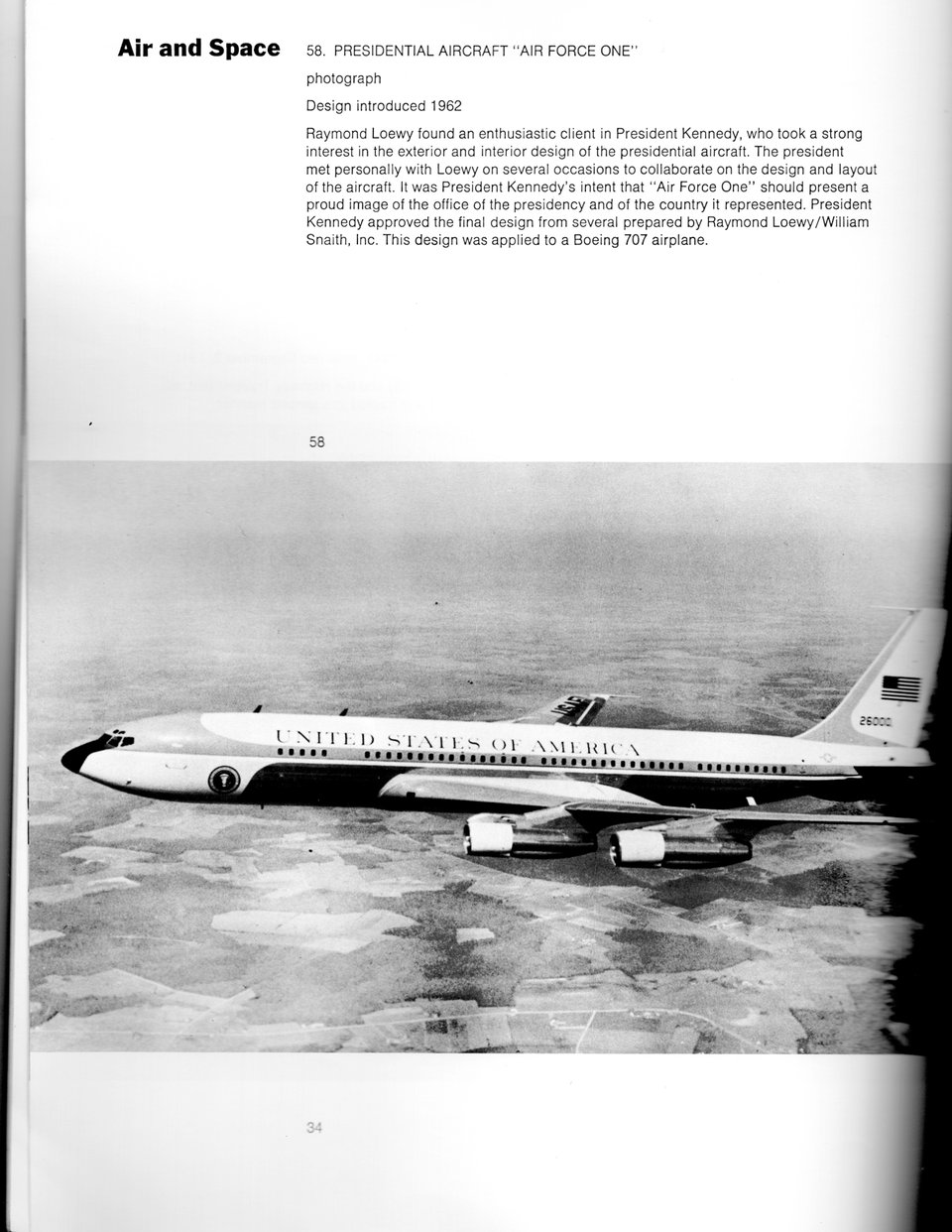 Photo of Air Force One from the catalog
