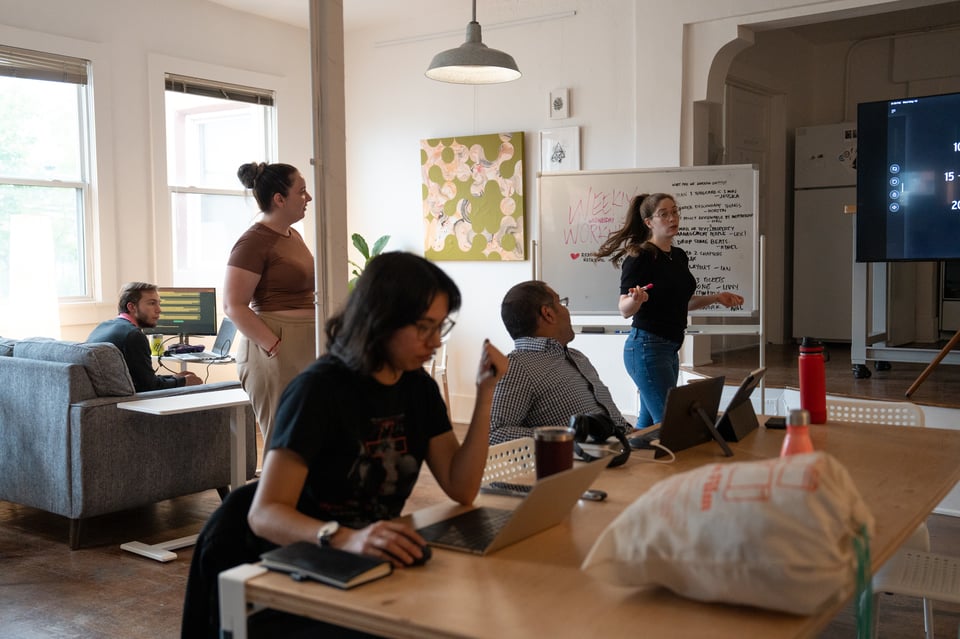 People working at Worknight.