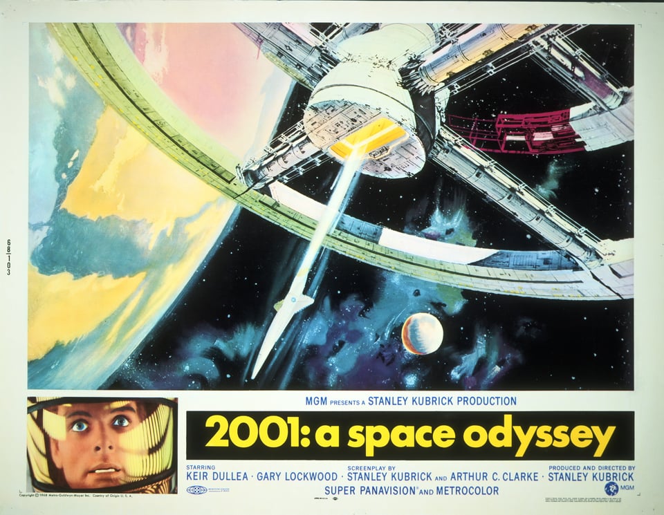Poster for "2001: A Space Odyssey."