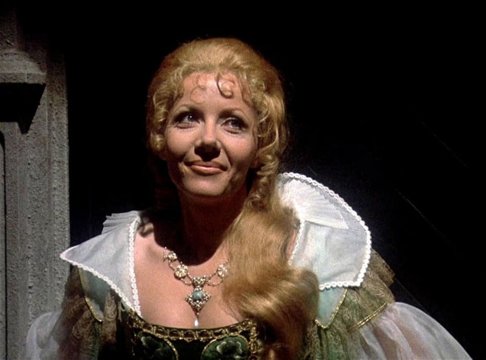 The luminous Ingrid Pitt, fresh from a bath in a virgin’s blood in Countess Dracula.