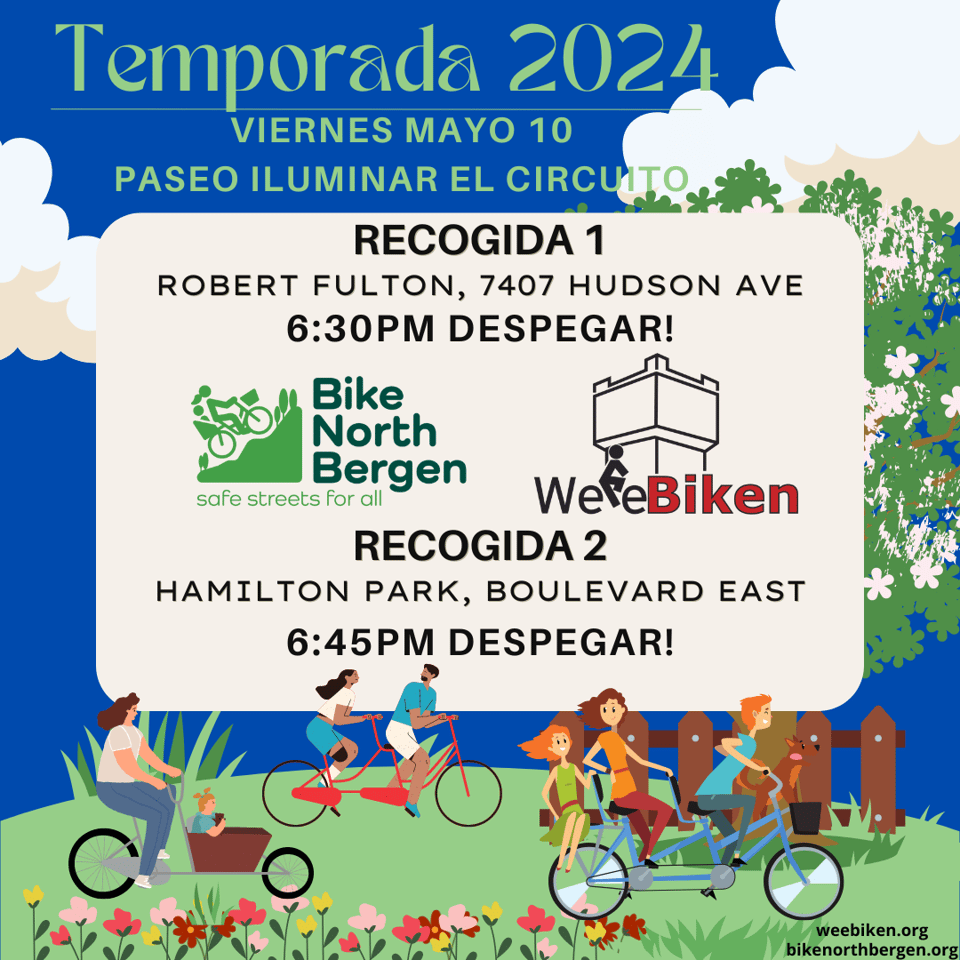 a poster for a bike ride