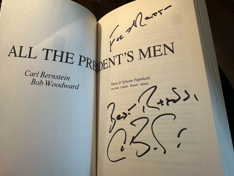 Meeting Carl Bernstein