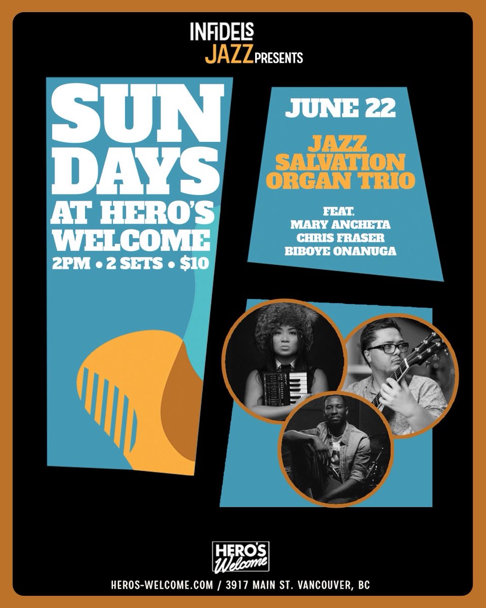 Jazz Salvation Organ Trio at Hero's Welcome