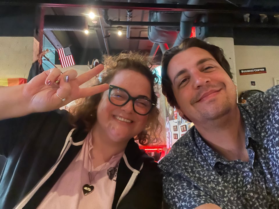 A photo of Kate Grimm and Michael Zarick