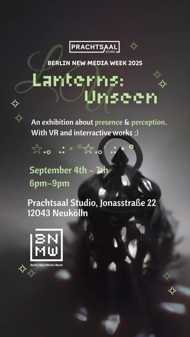 An event poster including the event details, also found in the newsletter. The background image is almost grayscale and features a lantern with shallow depth of field.
