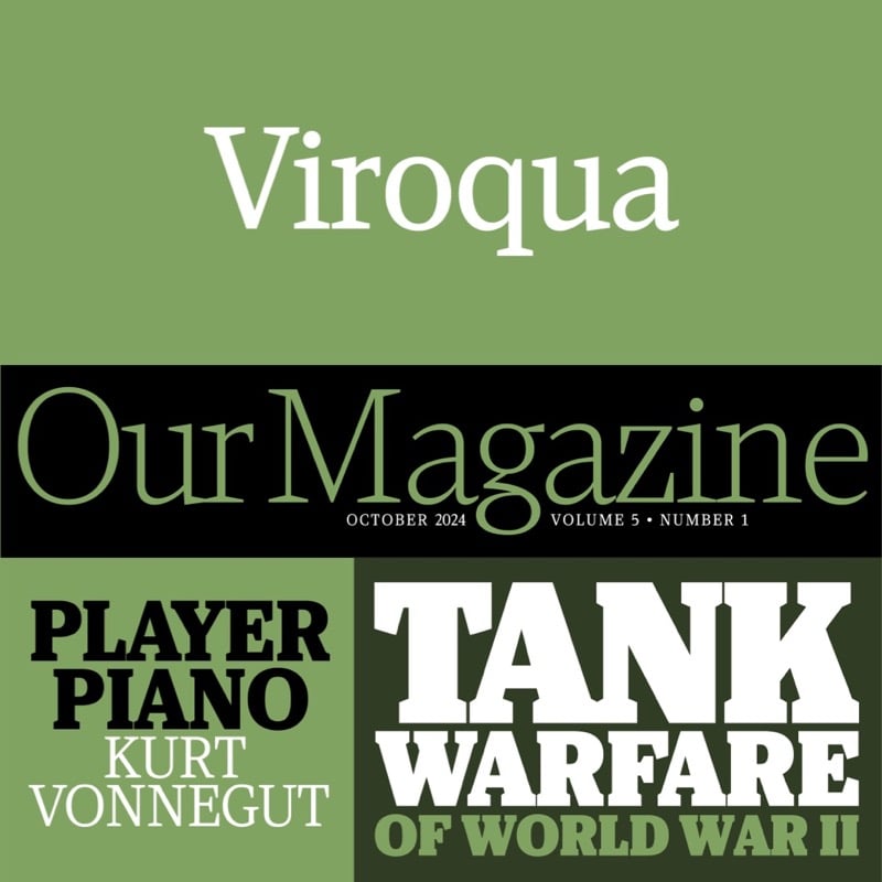 Viroqua, by Mark Simonson. Made with Font Proofer.