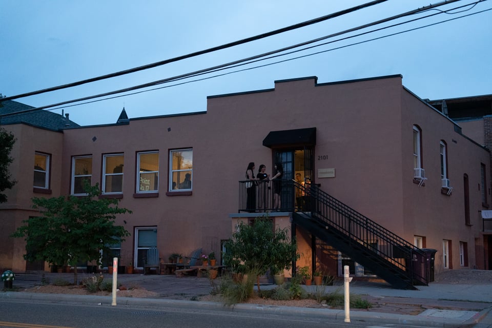 A view of The Company from across the street.