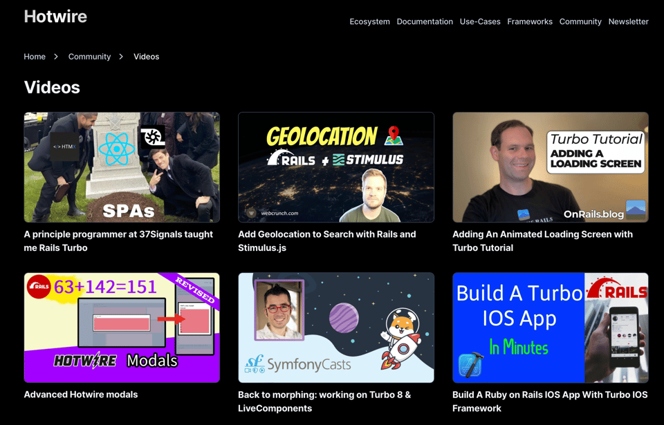 Hotwire.io Videos page Logo