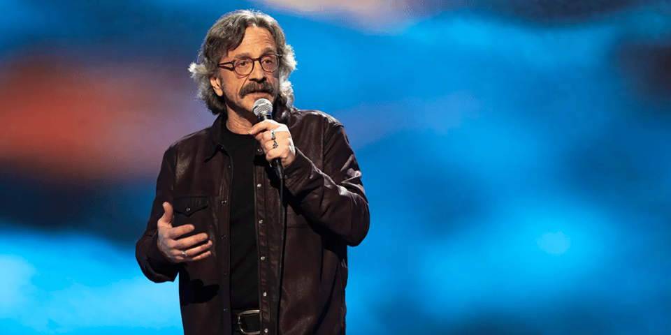 Marc Maron doing stand-up.