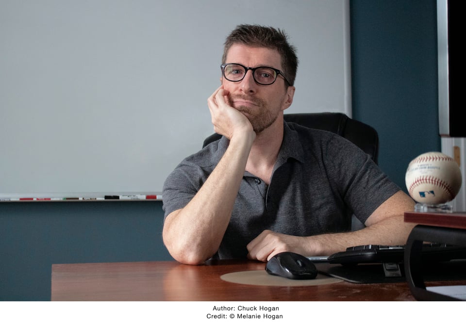Author photo of Chuck Hogan (credit: Melanie Hogan)