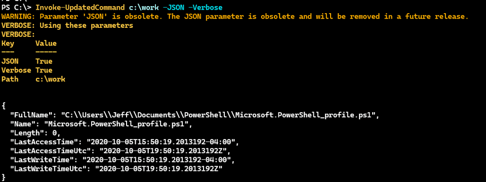 More PowerShell Parameter Attributes