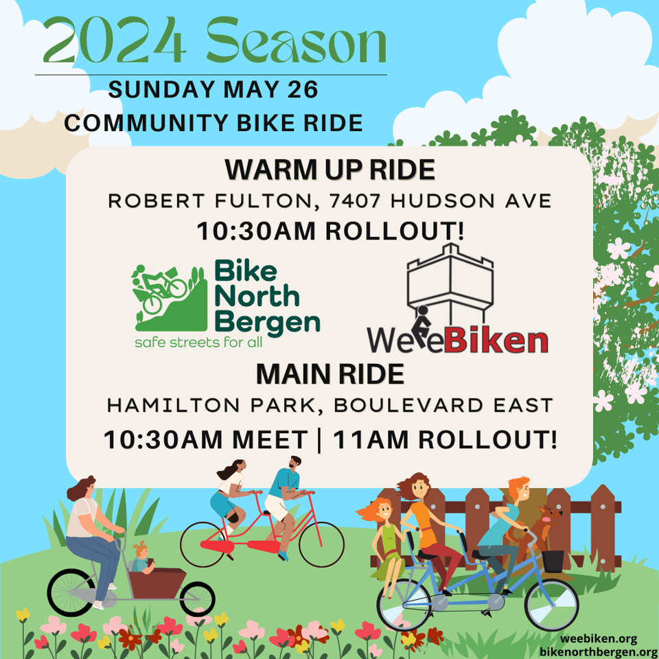 a poster for a bike ride
