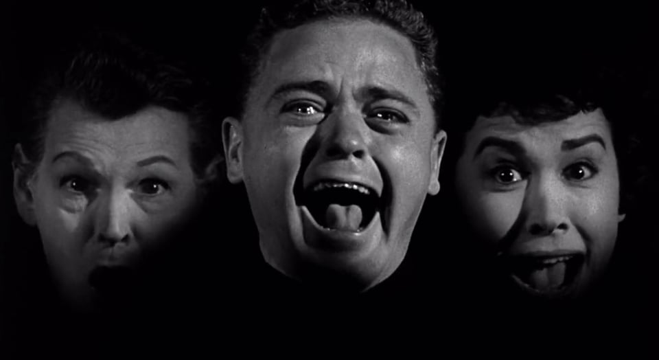 Still from "The Tingler."