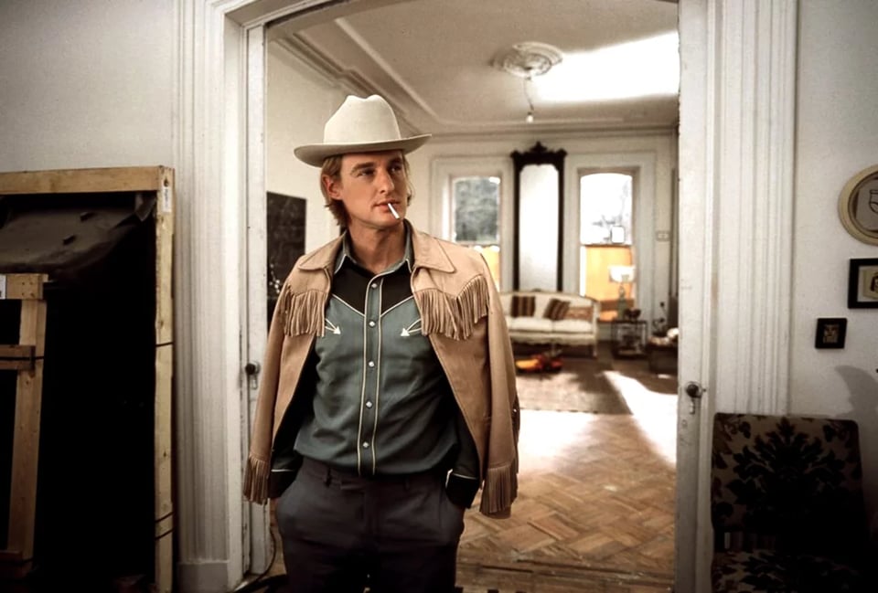 Owen Wilson as Eli Cash who presupposes that Custer didn't die at Little Big Horn (the Royal Tenenbaums)