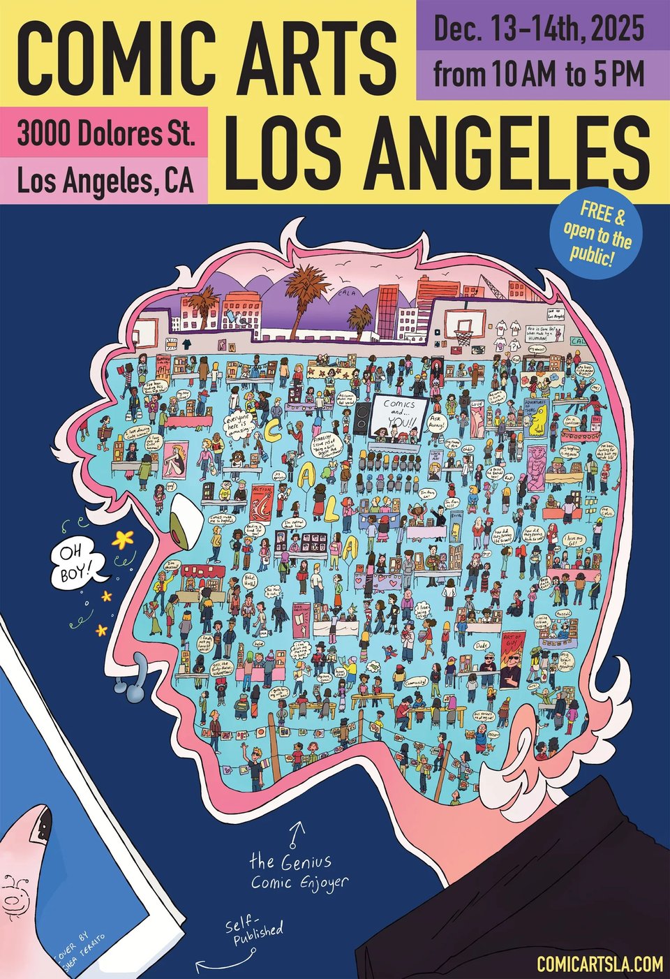 poster for comicartsla.com