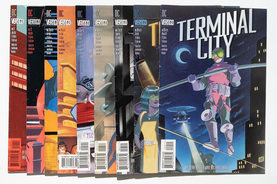 The covers to Terminal City