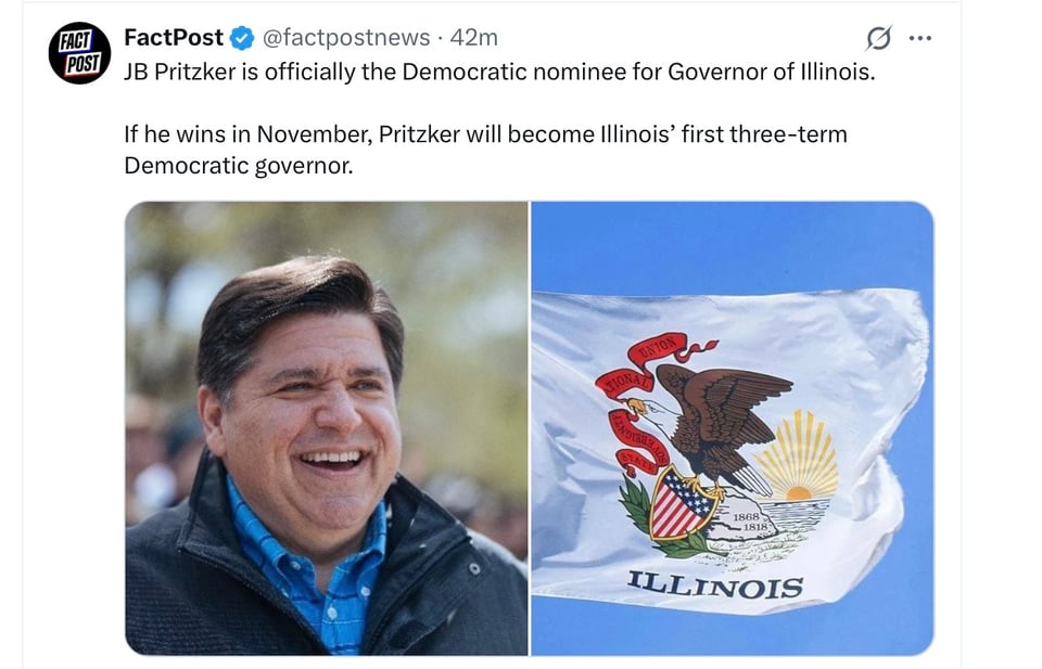 Last night was big for JB Pritzker.