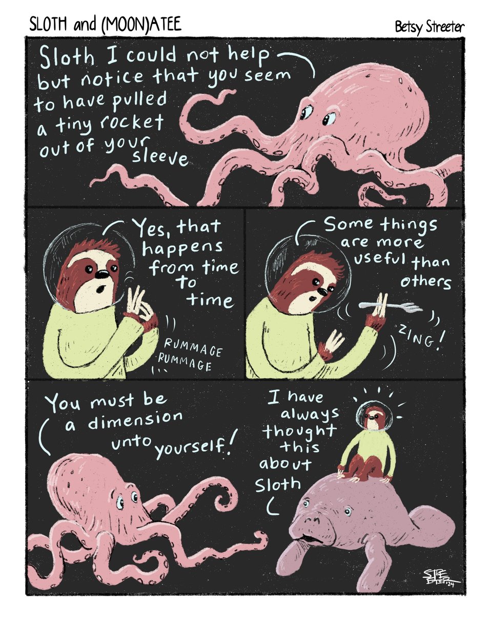 The old man said, "You never know."