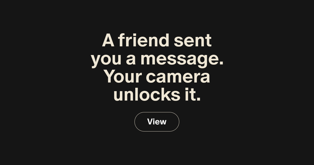 Blink: something to send before the year ends