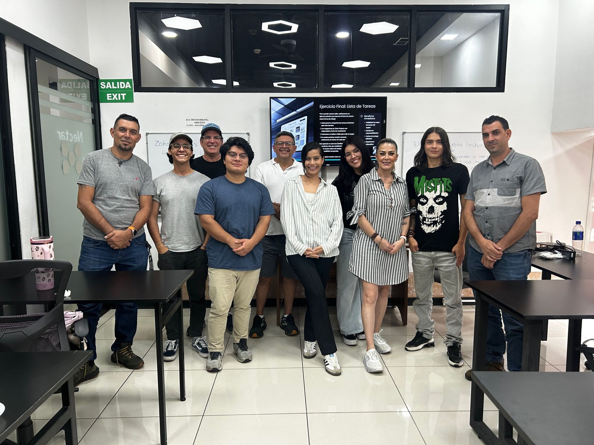 nina with the team at eco integrated solutions on a full day workshop
