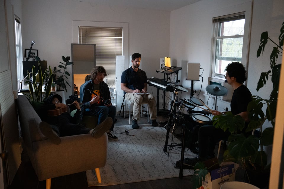 Some of us having a jam session.