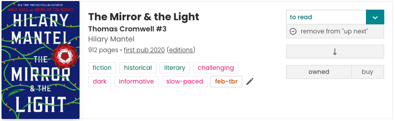 The image displays a book entry for