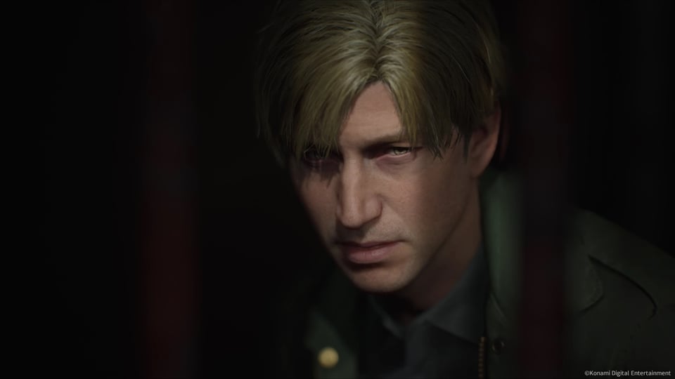 James looking tired and sad