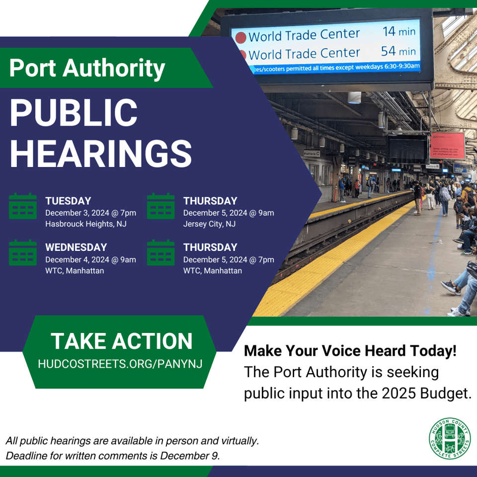 port authority public hearings