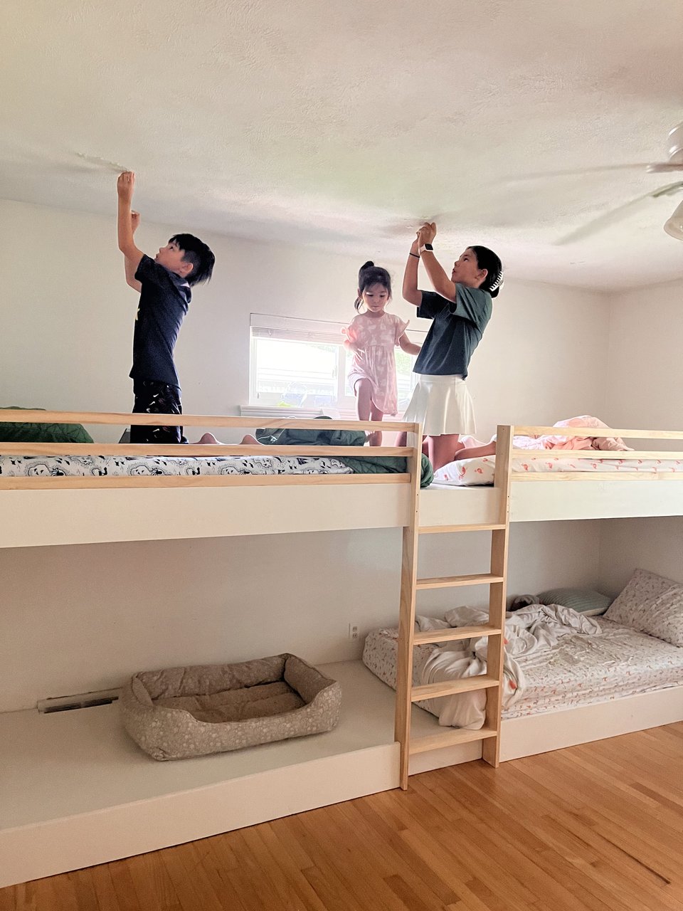 Completed built in bunk project