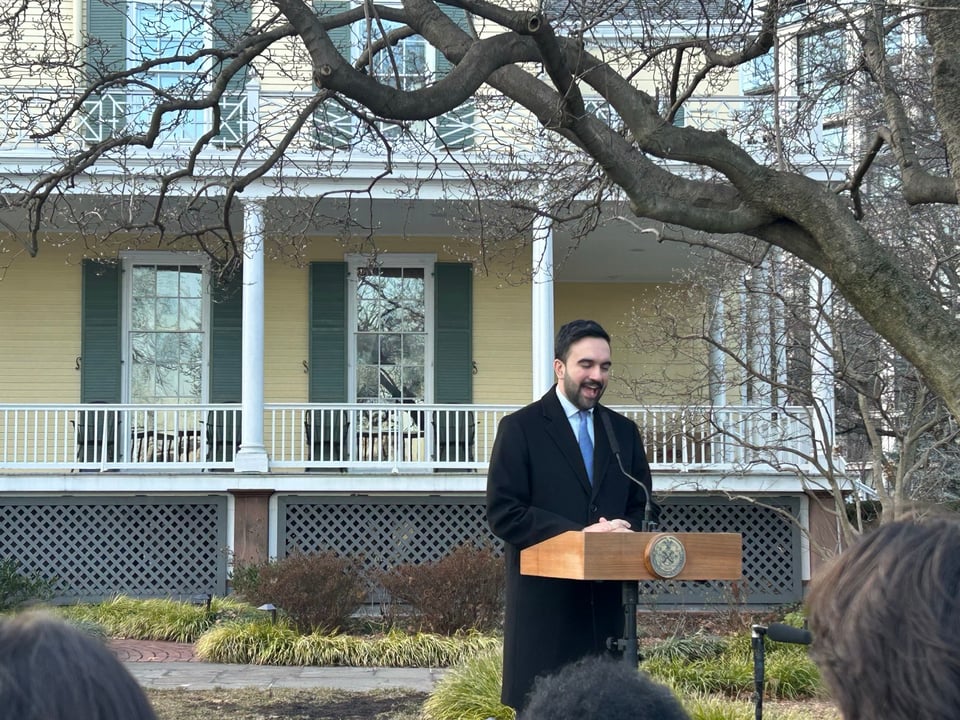 Zohran at Gracie Mansion